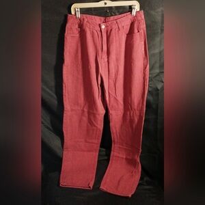 Rust color jeans sz xl